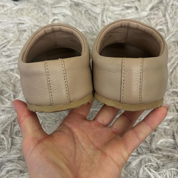 Free People Cambria Leather Footbed Clogs in Pearl Sand Sz 36/6 - Picture 9 of 11